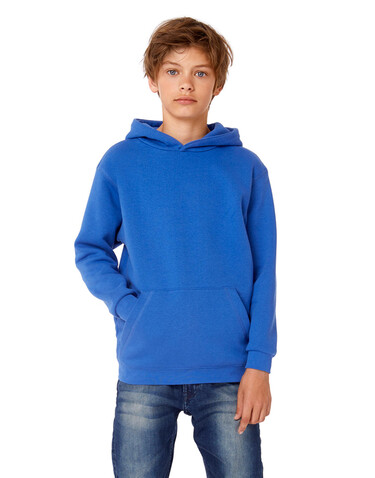 B &amp; C Hooded/kids Sweat, Black, 7/8 (122/128) bedrucken, Art.-Nr. 278421015