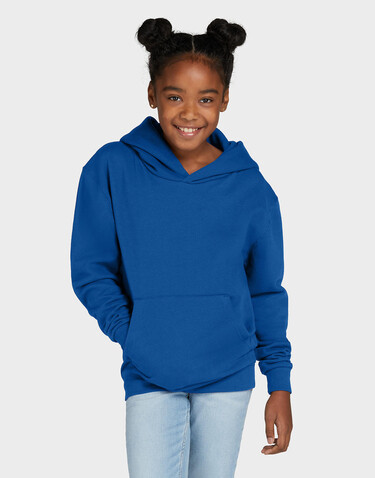 SG Hooded Sweatshirt Kids, Turquoise, 104 (3-4/S) bedrucken, Art.-Nr. 278525363