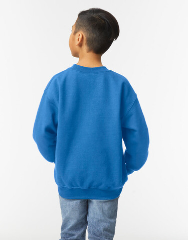 Gildan Heavy Blend Youth Crewneck Sweat, White, M (140/152) bedrucken, Art.-Nr. 288090004