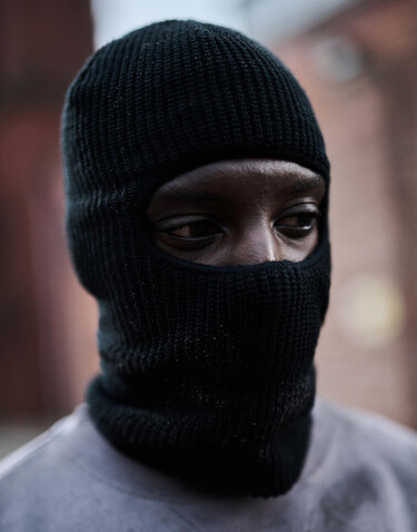 Regatta Open Face Balaclava, Black, One Size bedrucken, Art.-Nr. 301171010
