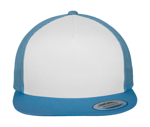 Yupoong Classic Trucker Cap, C.Blue/White/C.Blue, One Size bedrucken, Art.-Nr. 302733590