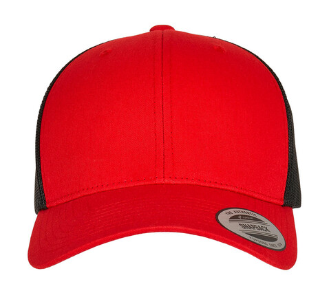 Yupoong Retro Trucker 2-Tone, Red/Black, One Size bedrucken, Art.-Nr. 307734510