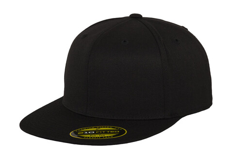 Flexfit Premium 210 Fitted, Black, L/XL bedrucken, Art.-Nr. 309681012