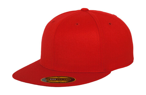 Flexfit Premium 210 Fitted, Red, L/XL bedrucken, Art.-Nr. 309684002