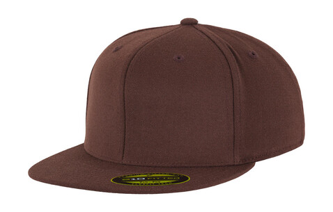 Flexfit Premium 210 Fitted, Brown, L/XL bedrucken, Art.-Nr. 309687002