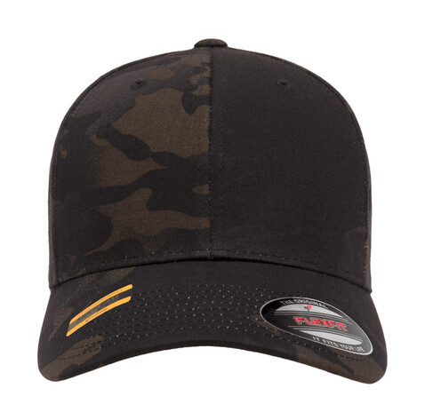 Flexfit Flexfit® Multicam® Cap, Multicam Black, S/M bedrucken, Art.-Nr. 312681111