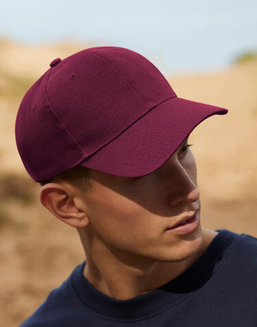 Beechfield Pro-Style Heavy Brushed Cotton Cap, Bright Royal, One Size bedrucken, Art.-Nr. 312693060