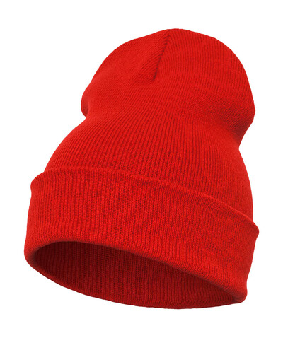 Flexfit Heavyweight Long Beanie, Red, One Size bedrucken, Art.-Nr. 320684000