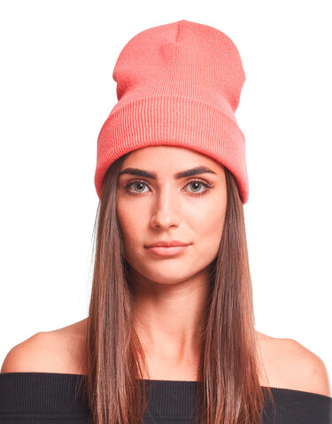 Flexfit Heavyweight Long Beanie, Red, One Size bedrucken, Art.-Nr. 320684000