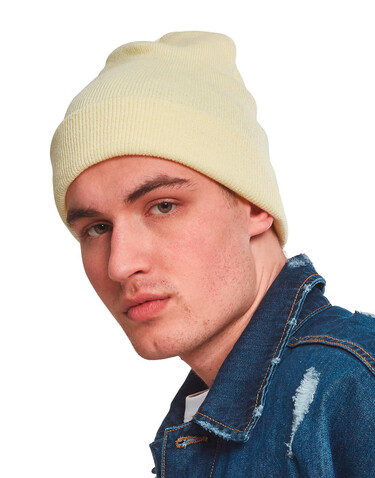 Flexfit Heavyweight Long Beanie, Croissant, One Size bedrucken, Art.-Nr. 320687020