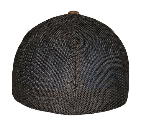 Flexfit Flexfit Trucker Recycled Mesh, Black/White, S/M bedrucken, Art.-Nr. 329681501