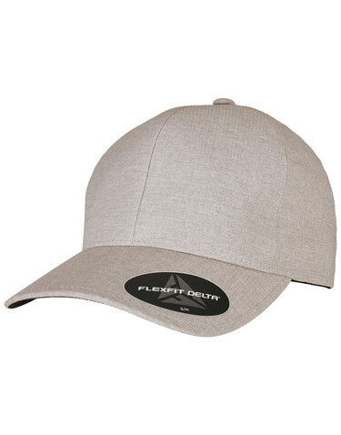 Flexfit Flexfit Delta Carbon Cap, Melange Silver, L/XL bedrucken, Art.-Nr. 335687162