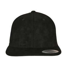 Flexfit Suede Leather Snapback, Black, One Size bedrucken, Art.-Nr. 339681010 Flexfit Suede Leather Snapback, Black, One Size bedrucken, Art.-Nr. 339681010