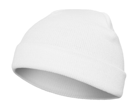 Flexfit Knit Beanie, White, One Size bedrucken, Art.-Nr. 341680000
