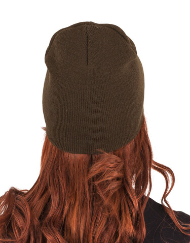 Flexfit Knit Beanie, Brown, One Size bedrucken, Art.-Nr. 341687000