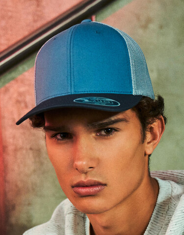 Flexfit 110 Trucker Cap, Black/Black, One Size bedrucken, Art.-Nr. 344681510