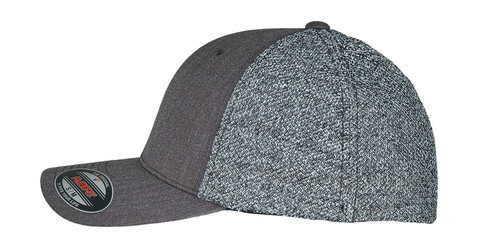 Flexfit Flexfit Trucker Melange Mesh, Black/Grey Melange, S/M bedrucken, Art.-Nr. 360681741
