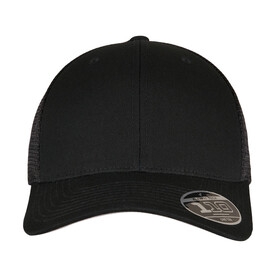 Flexfit 110 Mesh Cap, Black, One Size bedrucken, Art.-Nr. 361681010