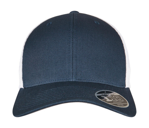 Flexfit 110 Mesh 2-Tone Cap, Navy/White, One Size bedrucken, Art.-Nr. 362682540