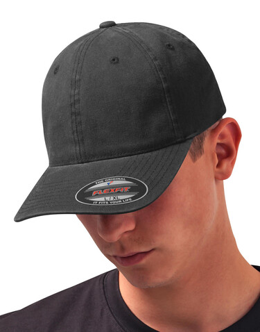 Flexfit Flexfit Garment Washed Cotton Dad Hat, Black, L/XL bedrucken, Art.-Nr. 365681012