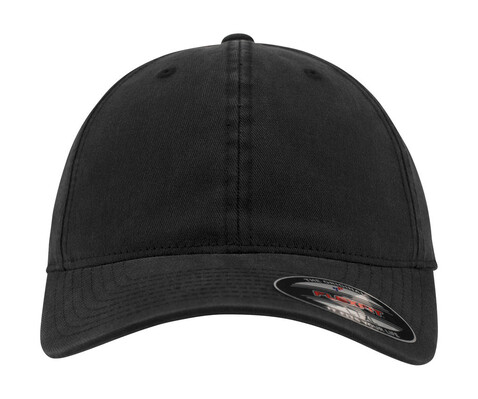 Flexfit Flexfit Garment Washed Cotton Dad Hat, Black, L/XL bedrucken, Art.-Nr. 365681012