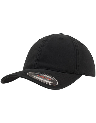 Flexfit Flexfit Garment Washed Cotton Dad Hat, Black, S/M bedrucken, Art.-Nr. 365681011