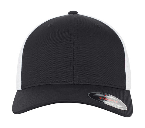 Flexfit Flexfit Ultrafibre &amp; Airmesh 2-Tone, Black/White, S/M bedrucken, Art.-Nr. 368681501