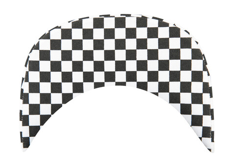 Flexfit Checkerboard Snapback, Black/White, One Size bedrucken, Art.-Nr. 369681500