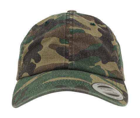 Flexfit Low Profile Camo Washed Cap, Wood Camo, One Size bedrucken, Art.-Nr. 371687080