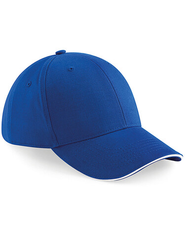Beechfield Athleisure 6 Panel Cap, Classic Red/White, One Size bedrucken, Art.-Nr. 371694550