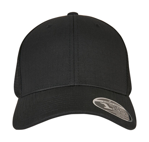 Flexfit 110 Flexfit Ripstop Mesh Cap, Black, One Size bedrucken, Art.-Nr. 377681010