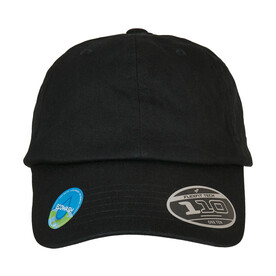 Flexfit Eco Washing 110 Unstructered Alpha Cap, Black, One Size bedrucken, Art.-Nr. 378681010
