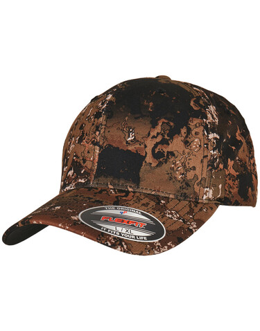 Flexfit Flexfit® Veil Camo™ Cap, Poseidon Black, S/M bedrucken, Art.-Nr. 381681021