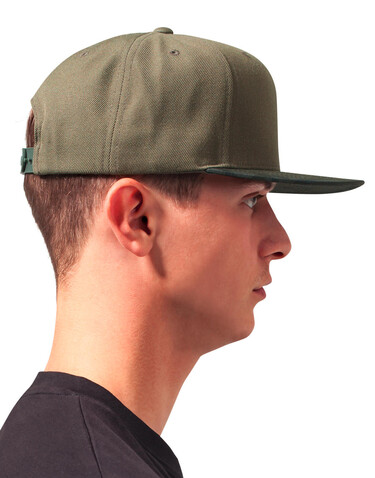 Flexfit Camo Visor Snapback, Olive Camo, One Size bedrucken, Art.-Nr. 392685310