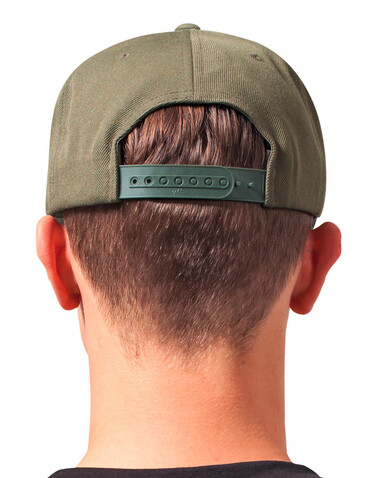 Flexfit Camo Visor Snapback, Olive Camo, One Size bedrucken, Art.-Nr. 392685310