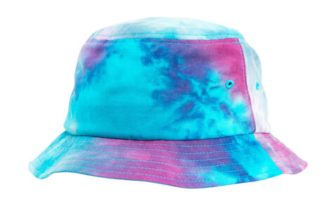 Flexfit Festival Print Bucket Hat, Purple Turquoise, One Size bedrucken, Art.-Nr. 396683480