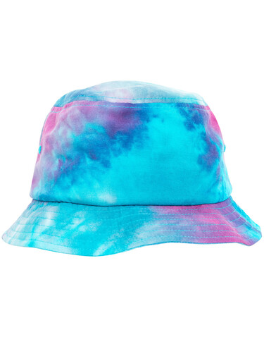Flexfit Festival Print Bucket Hat, Purple Turquoise, One Size bedrucken, Art.-Nr. 396683480