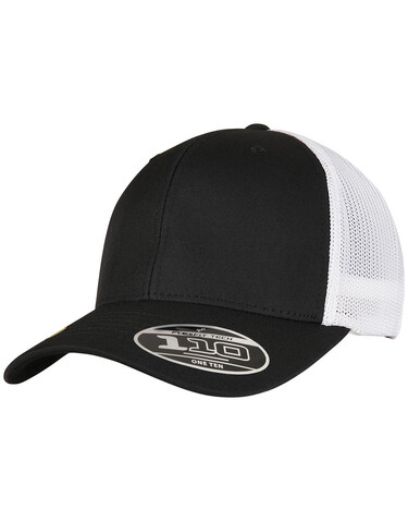 Flexfit 110 Recycled Cap 2-Tone, Black/White, One Size bedrucken, Art.-Nr. 397681500