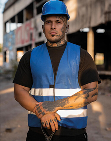 Korntex Functional Vest Dortmund, Blue, L bedrucken, Art.-Nr. 402133012