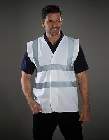 Yoko Fluo 2 Band+Brace Waistcoat, Raspberry, 2XL bedrucken, Art.-Nr. 402774207