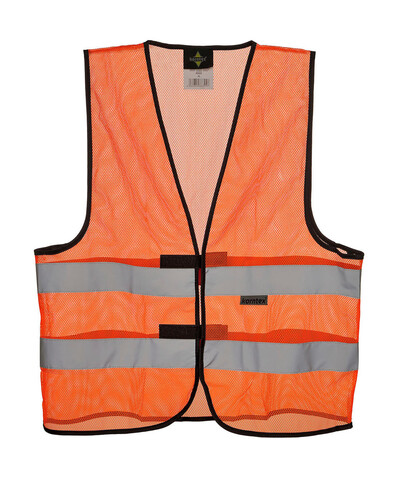 Korntex Mesh-Vest Thessaloniki, Orange, XL bedrucken, Art.-Nr. 404134103