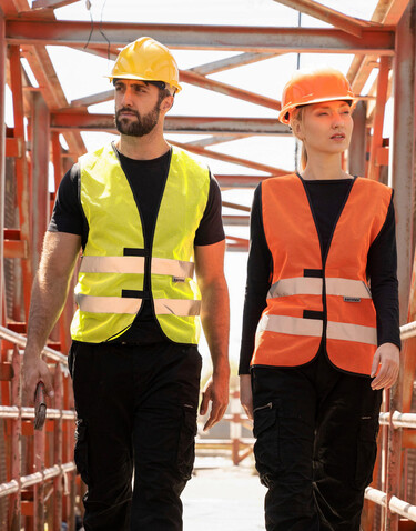 Korntex Mesh-Vest Thessaloniki, Orange, S bedrucken, Art.-Nr. 404134100