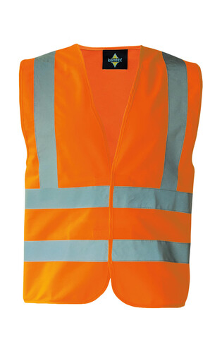 Korntex Safety Vest Hannover, Orange, S bedrucken, Art.-Nr. 407134100