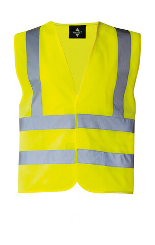 Korntex Safety Vest Hannover, Yellow, S bedrucken, Art.-Nr. 407136000