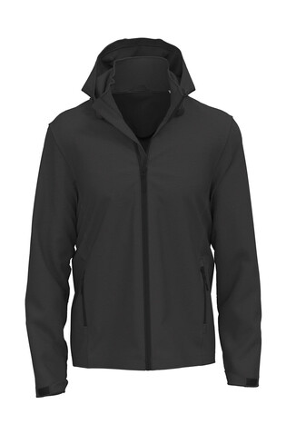 Stedman Lux Softshell Jacket Men, Black Opal, 5XL bedrucken, Art.-Nr. 408051029