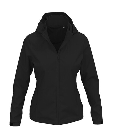 Stedman Lux Softshell Jacket Women, Black Opal, 2XL bedrucken, Art.-Nr. 409051027