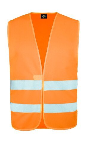 Korntex Basic Car Safety Vest Stuttgart, Orange, XL bedrucken, Art.-Nr. 409134106