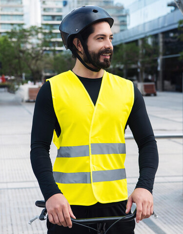 Korntex Basic Car Safety Vest Stuttgart, Orange, XL bedrucken, Art.-Nr. 409134106