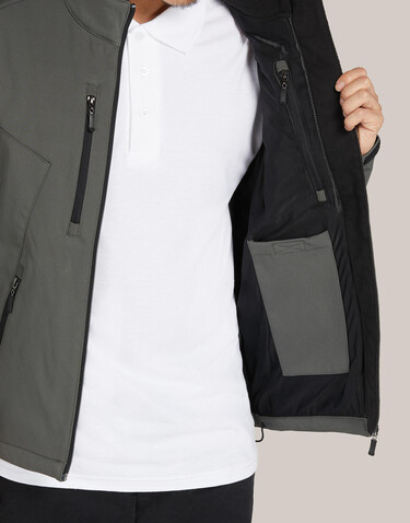 SG Signature Tagless Softshell Jacket Men, Black, S bedrucken, Art.-Nr. 411521012