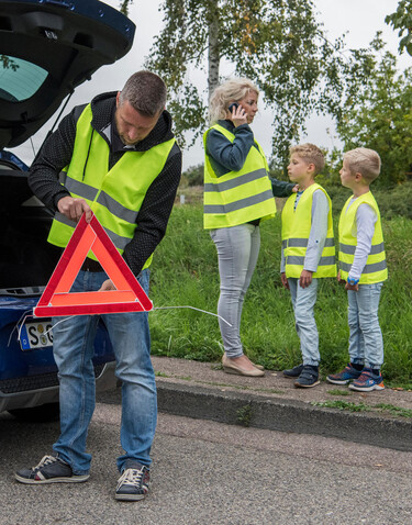 Korntex Basic Safety-Vest Family Pack, Yellow, Mix-Unit bedrucken, Art.-Nr. 419136000